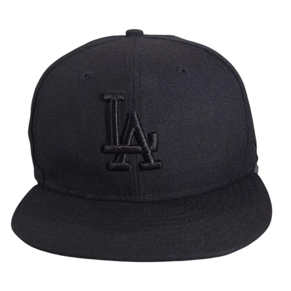 New Era 59Fifty LA Dodgers BLACKOUT Fitted Hat Men's 7 3\4